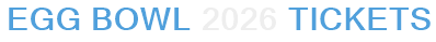 Egg Bowl 2026 Tickets